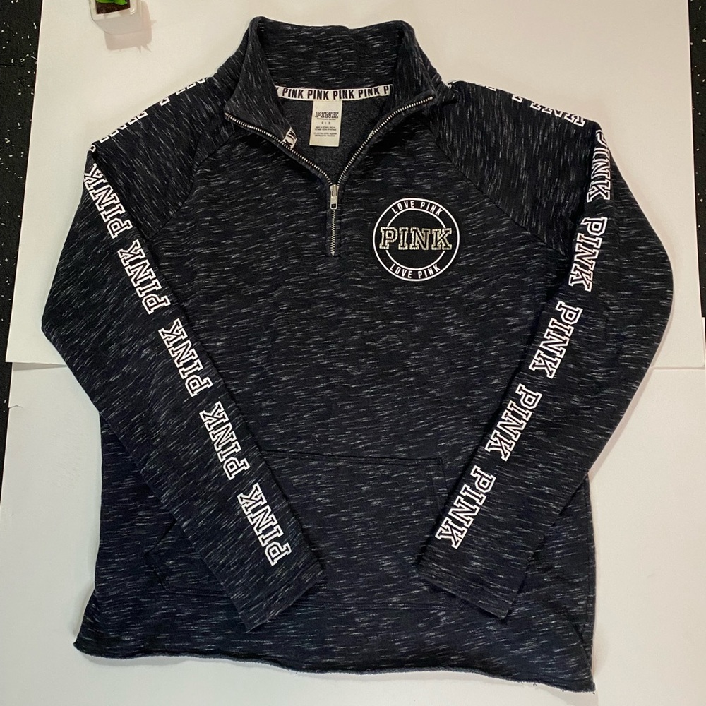 PINK Sweatshirt half zip